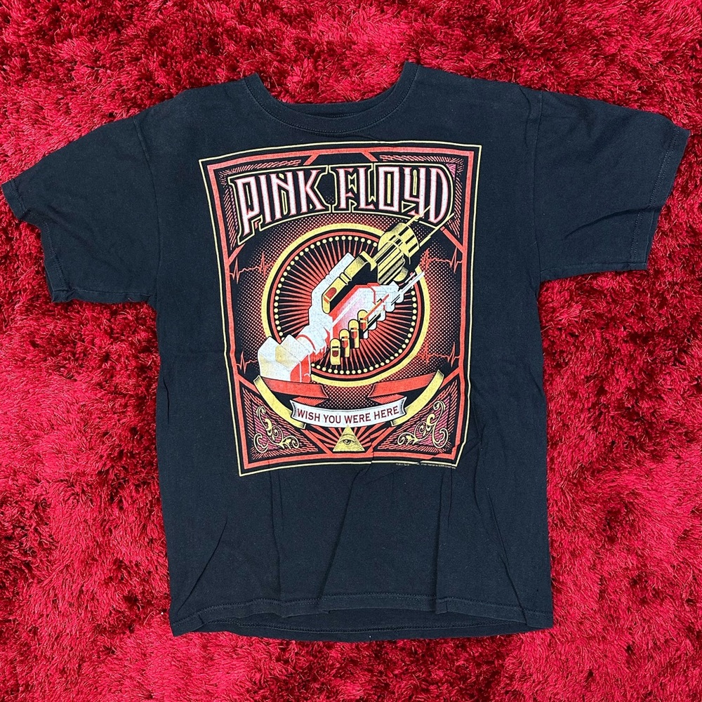 Pink Floyd Album Art Shirt Black Medium Wish You Were Here The Wall Division